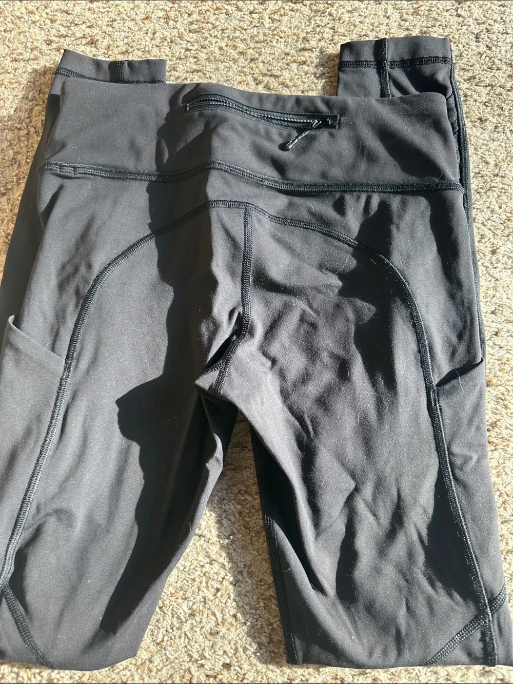 lululemon athletica Black Leggings with Side Lattice Detail - Picture 4 of 4
